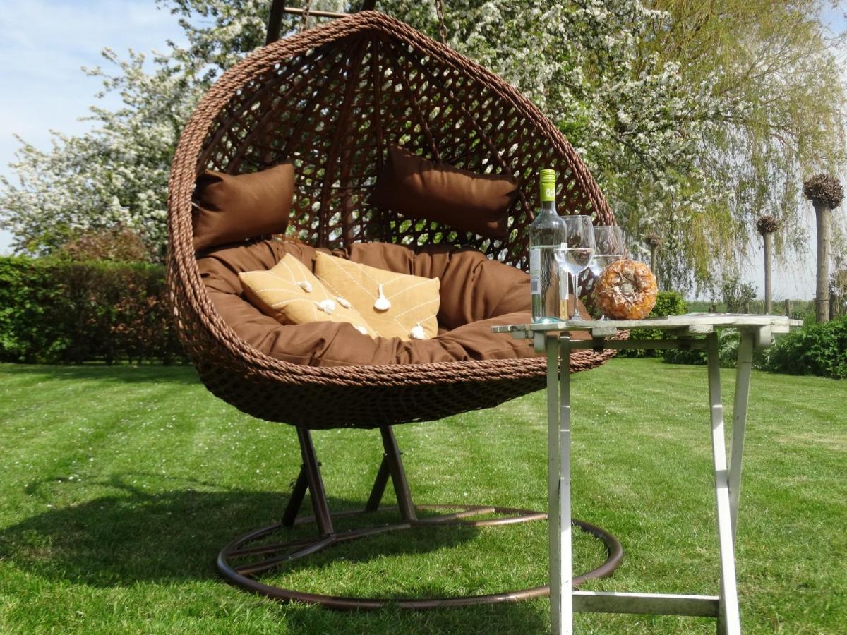 B & B 'Droom In De Polder De Suite Met Prive Sauna Arnemuiden Ngoại thất bức ảnh